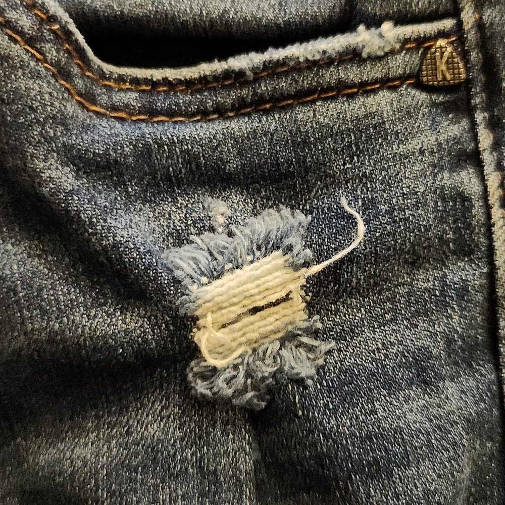 Kut From the Kloth Catherine Boyfriend Jean Distressed Size 2 - Picture 8 of 9